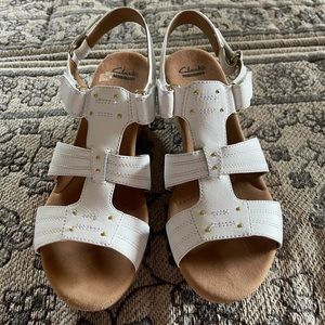 Clarks Wedge Size 10 Sandal